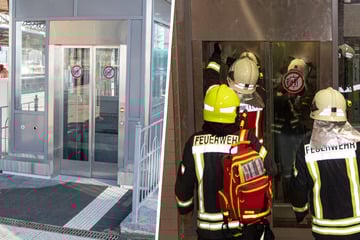 Ärger an sächsischem Bahnhof: Feuerwehr muss fünf Personen aus neuem Aufzug befreien