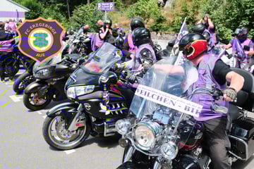 Born to be wild: Veilchen-Biker auf dem Weg nach Nordirland