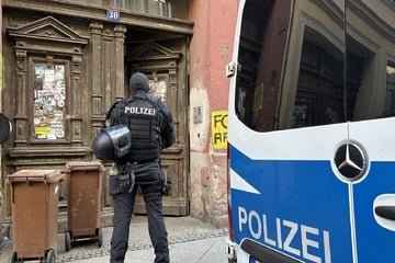 Vermummte Polizisten in Görlitz: Razzia gegen linke Aktivisten