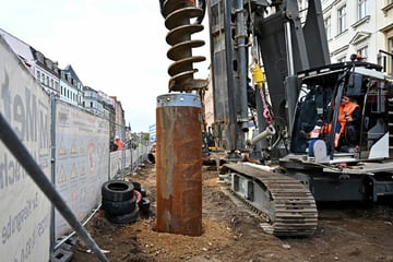 Riesenbohrer an der Königsbrücker im Einsatz: Was ist da los?