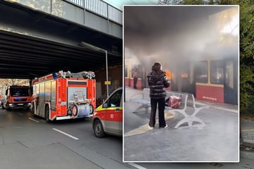 Berlin: Zugverkehr lahmgelegt: S-Bahn brennt in Bellevue