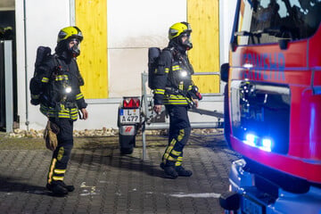 Leipzig: Polizei und Feuerwehr im Einsatz: Brand im Leipziger Westen