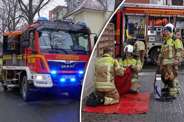 Dresden: Laubegast: Kleiner Elektro-Brand löst großen Feuerwehreinsatz aus