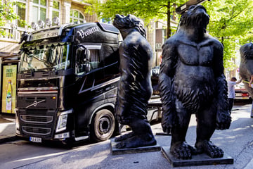 Hamburg: Nanu? Aus diesem Grund stehen ab sofort zwölf riesige Gorillas in der Hamburger Innenstadt