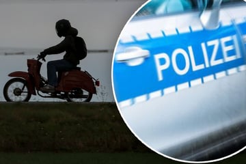 Simson-Fahrer flüchtet betrunken vor Polizei: Beamte kassieren Führerschein ein