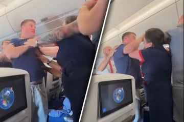 Aggressiver Mann flippt in Flugzeug komplett aus: Was eine Stewardess dann macht, sorgt für erstaunte Gesichter