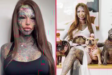Ink addict adult star reveals shocking tattoo in intimate area