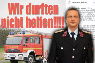 Dresden: Freiwillige Feuerwehr wurde übergangen - Wehrleiter in Rage: "Wir durften nicht helfen"