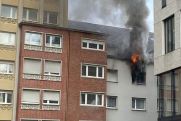 Rauch über Mannheim: Drei Verletzte bei Wohnungsbrand in der Innenstadt