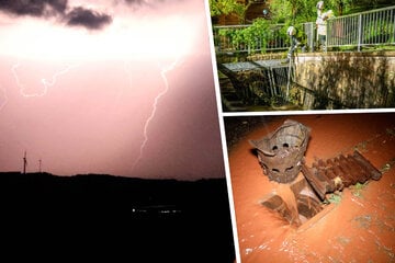 Unwetter über Sachsen: Heftige Gewitter sorgen für Feuerwehreinsätze