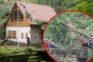 Nach tödlichem Unwetter: Teile der Sächsischen Schweiz wegen Lebensgefahr gesperrt und nicht räumbar