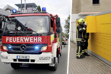 Chemnitz: Kurioser Feuerwehreinsatz in Chemnitz: Jugendlicher in Paketbox eingeschlossen