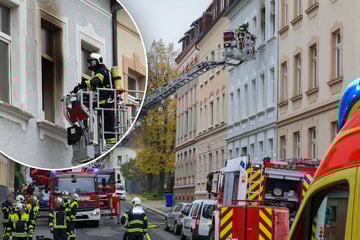 Feuerwehreinsatz in Meerane: Brand in Wohnung ausgebrochen