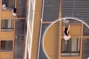 Liebhaberin flüchtet vor Ehefrau - aus dem Fenster im 10. Stockwerk!