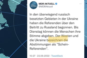 "Schein-Referenden" - MDR löscht nach Shitstorm Posting bei Twitter!