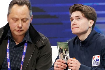 Eiskunstläufer weint mit Bild seiner Eltern: Das steckt hinter bewegendem Tränen-Moment