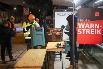 Busse und Bahnen stehen Still: Warnstreik legt Sachsens Nahverkehr lahm