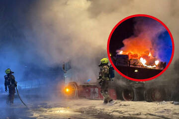 Berlin: Anhänger fackelt auf A113 ab: Stadtautobahn stundenlang dicht
