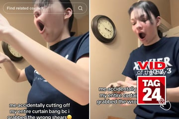 Viral Video of the Day for March 3, 2025: Girl's bang trim goes hilariously wrong in TikTok clip!