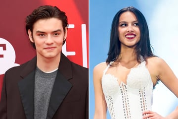 Olivia Rodrigo reacts to Louis Partridge's swoon-worthy Glastonbury tribute