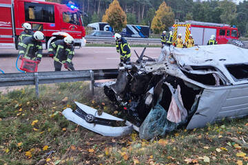 Unfall A2: Fataler Sekundenschlaf: Drei Schwerverletzte nach Unfall auf A2