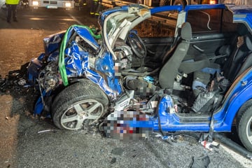 Horror-Unfall auf Bundesstraße: Fahranfängerin kracht frontal in Gegenverkehr