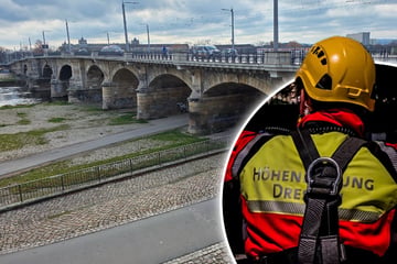 Dresden: Nach Großeinsatz in Dresden: Albertbrücke wieder frei