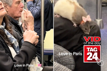 Viral Video of the Day for May 30, 2024: Man kisses his "coquette" rat on Paris subway!