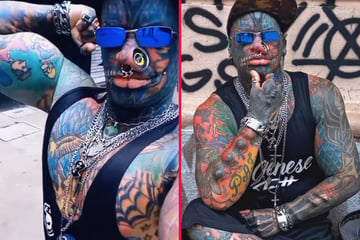 Tattoo addict who underwent extreme body modifications finds true love