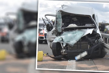 Unfall A9: Transporter fährt auf Sattelzug: Ein Schwerverletzter bei Unfall auf der A9