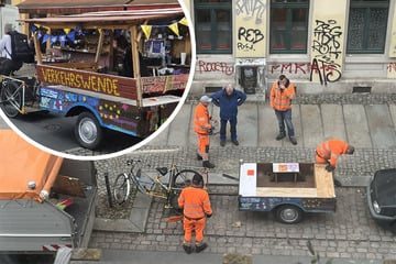 Dresden: "Verkehrswende Dresden" außer sich: Riesenzoff um Werbe-Lastenrad