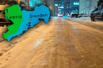 Achtung, Unwetter-Gefahr! Es taut in Sachsen, aber es wird auch spiegelglatt