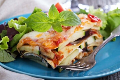 Einfache Zucchini-Lasagne mit Hackfleisch