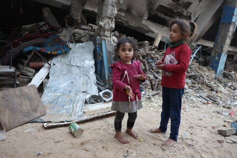 Record number of children are living in conflict zones, UNICEF says