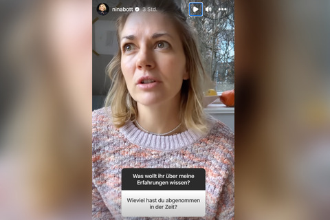 Abgenommen? Nina Bott zieht Fazit nach Saftkur