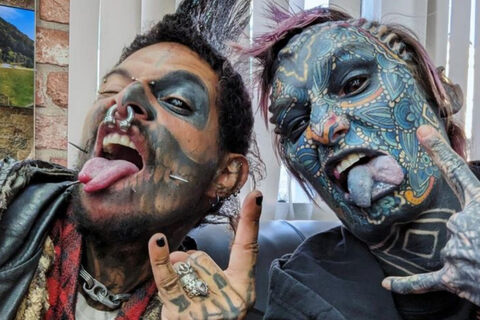 Most inked woman in the world reveals most painful tattoo