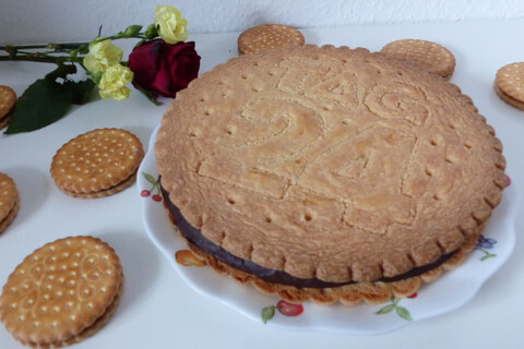 Doppelkeks im Riesenformat: XXL-Doppelkeks Rezept