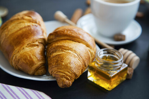 Croissants backen: Rezept mit Blätterteig