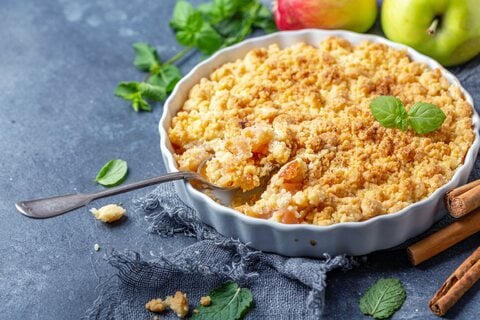 Apple Crumble Rezept: Einfach und schnell