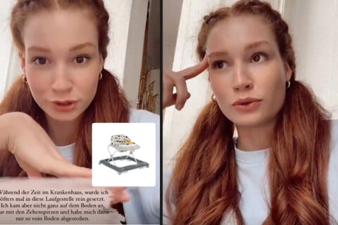 Influencerin Jana Heinisch: Seit einem Unfall läuft sie fast immer auf