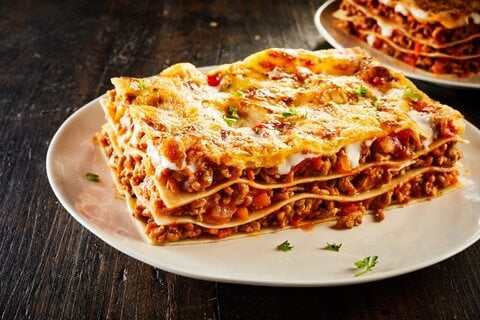 Rezept für klassische Lasagne wie vom Italiener