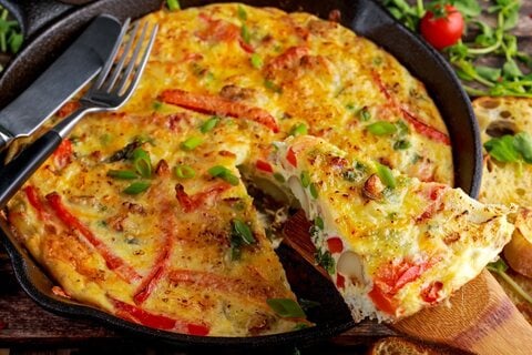 Frittata: einfaches Rezept für Pfanne oder Backofen