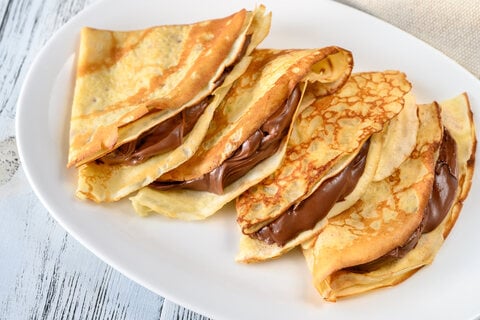 Einfaches Crêpes Rezept für die Pfanne