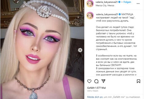 Schwere Vorwürfe gegen Esoterik-Barbie Valeria Lukyanova!