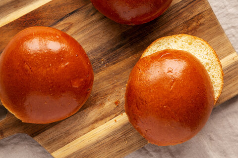 Brioche Brötchen für Burger Buns backen