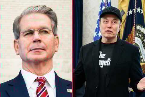Elon Musk's feud with Trump's treasury secretary reportedly "got physical"