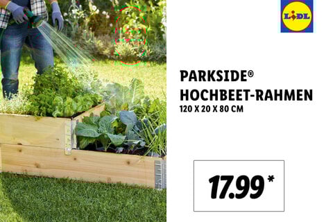 Hochbeete sind bei Lidl gerade im Angebot
