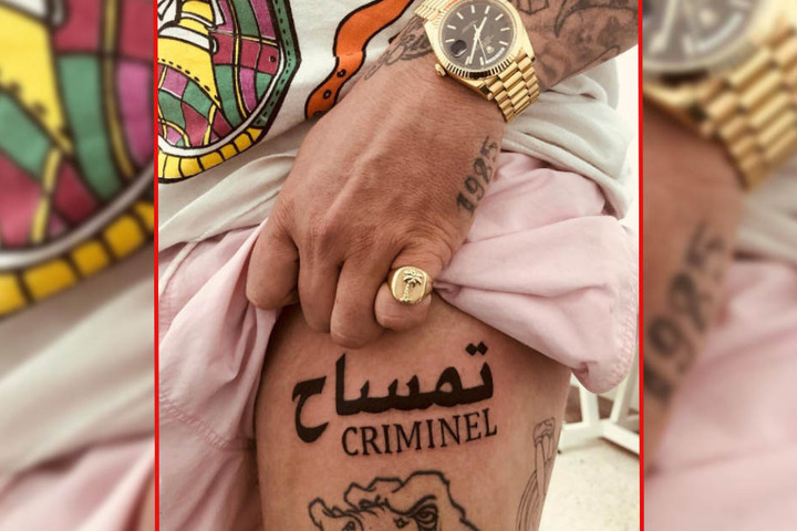 187er Bonez MC zeigt neues Tattoo, doch die Fans schockt etwas ganz