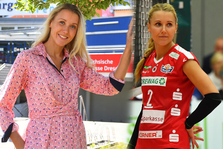 Dresden Ex VolleyballNationalspielerin Mareen von Römer ist schwanger