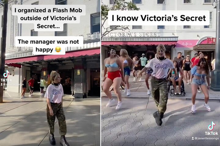 Jax Starts A Body Inclusive Flash Mob Outside Of Victorias Secret 